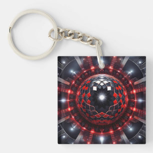 Porte-clefs Éclatantes explosions stellaires de Mandelbrot à c
