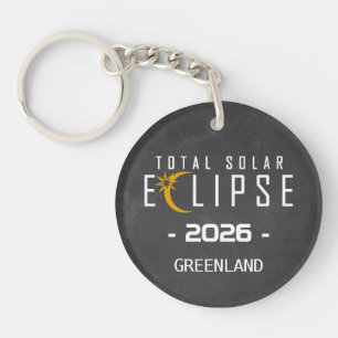Porte-clefs Éclipse solaire 2026 Totalité