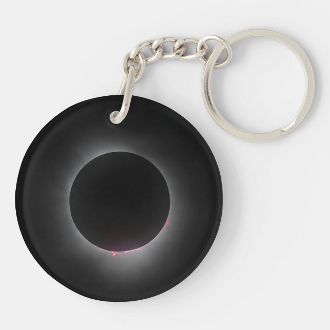 Porte-clefs Éclipse solaire totale (Dos)