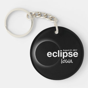 Porte-clefs Éclipse solaire totale 2017 - Iowa