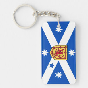 Porte-clefs Écossais Australien (drapeau du patrimoine)