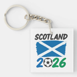 Porte-clefs Écosse 2026 Design pour les fans de football / Sal