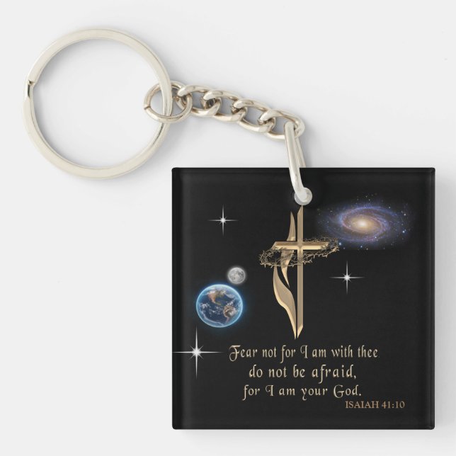 Porte-clefs Écriture chrétienne (Devant)