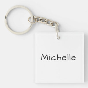 Porte-clefs Écriture manuscrite unique professionnelle décontr