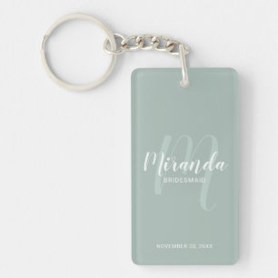 Porte-clefs Écrivain Personnalisé De Script Moderne