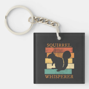 Porte-clefs Écureuil Animal Forêt Rétro