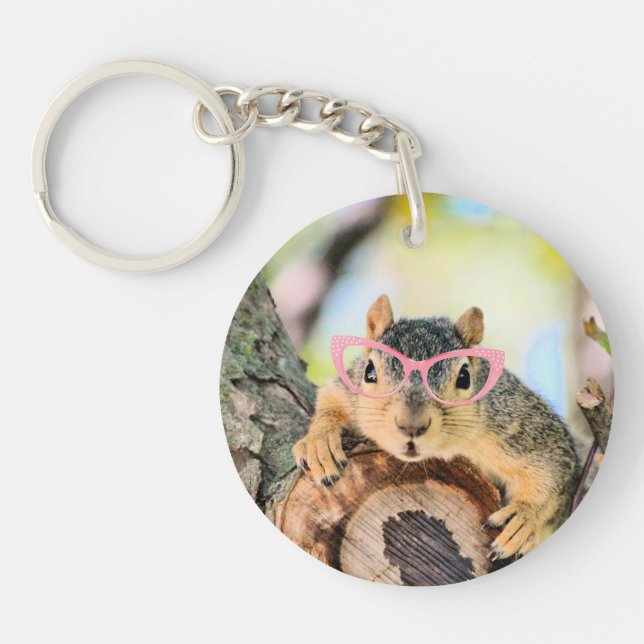 Porte-clefs Écureuil chic (Devant)