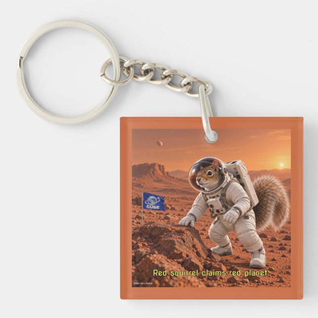 Porte-clefs Écureuil sur Mars (Devant)
