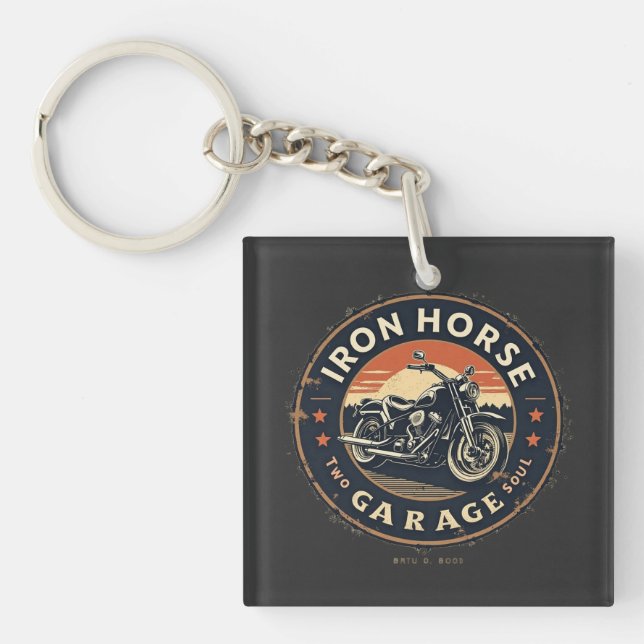 Porte-clefs Écurie Iron Horse (Devant)
