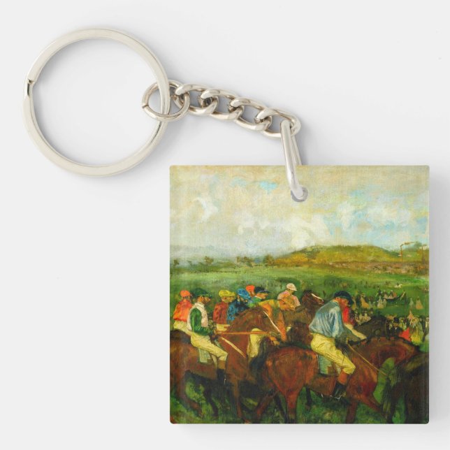 Porte-clefs Edgar Degas Équitation (Devant)