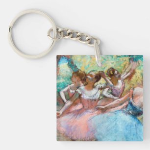 Porte-clefs Edgar Degas - Quatre Ballerinas sur scène