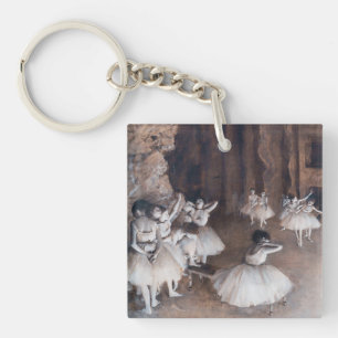 Porte-clefs Edgar Degas - Répétition de ballet sur scène