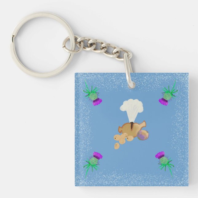Porte-clefs Édition ciel de la Nuit de Burns (Devant)