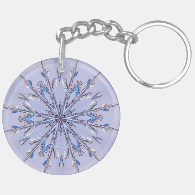 Porte-clefs Édition limitée de doubles doubles flocons de (Dos gauche)