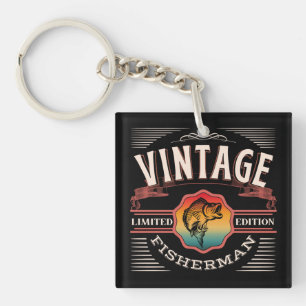 PORTE-CLEFS ÉDITION LIMITÉE PÊCHEUR VINTAGE