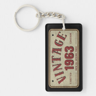 Porte-clefs Édition limitée vintage 1963, toutes pièces d'orig