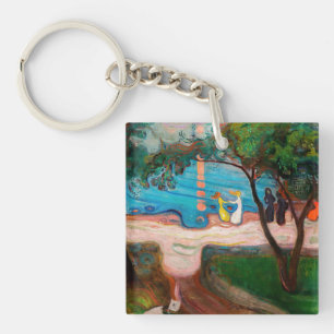 Porte-clefs Edvard Munch - Danse sur la plage