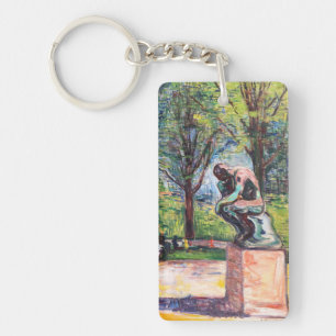 Porte-clefs Edvard Munch - Le penseur de Rodin