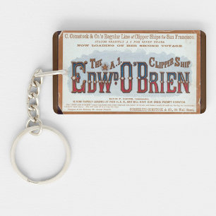 Porte-clefs Edward O'Brien Clipper voilier 1900