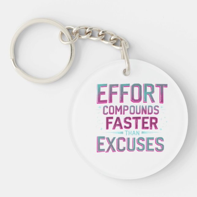 Porte-clefs "Effort sur les exemples" (Devant)