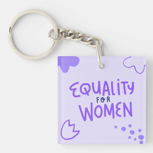 Porte-clefs Égalité des femmes (Devant)