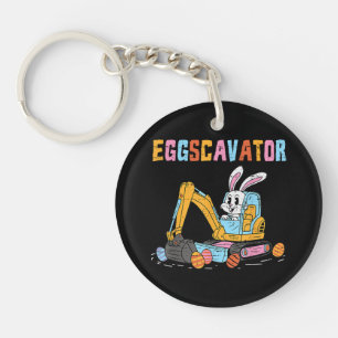 Porte-clefs Eggscavator Chasse aux Oeufs de Pâques Camions de