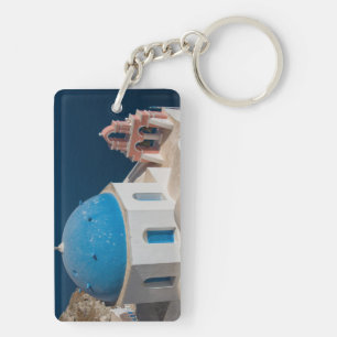 Porte-clefs Église sur l'île de Santorin, Grèce
