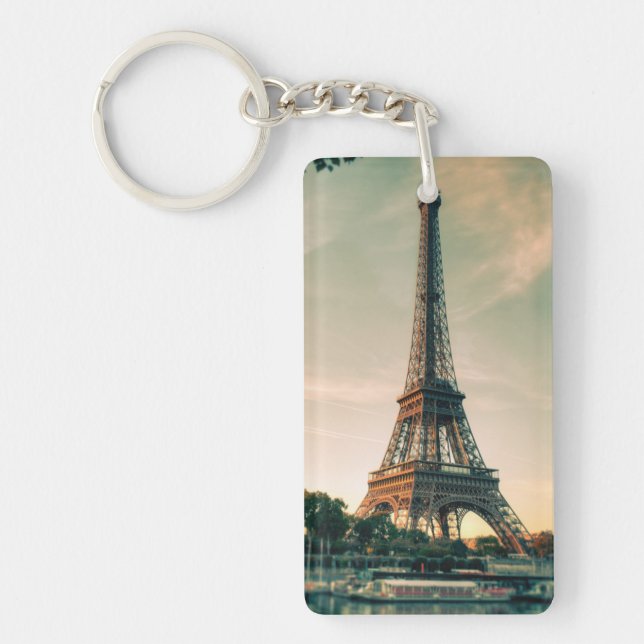 Porte-clefs Eiffel tour lancer oreiller (Devant)