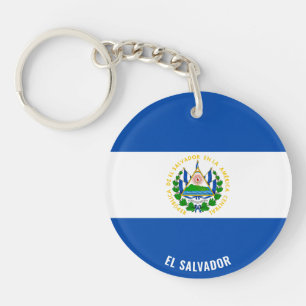 Porte-clefs El Salvador Drapeau charmant patriotique