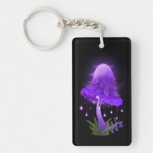 Porte-clefs Elégant Casquette épais brillant de champignons vi
