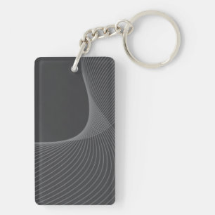 Porte-clefs Élégant, chic, simple, art de motif graphique mode