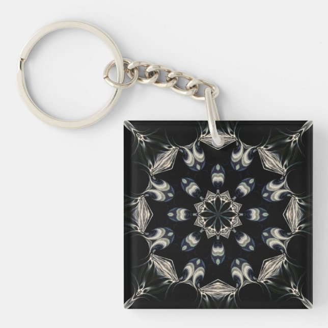 Porte-clefs Elégant Mandala (Devant)