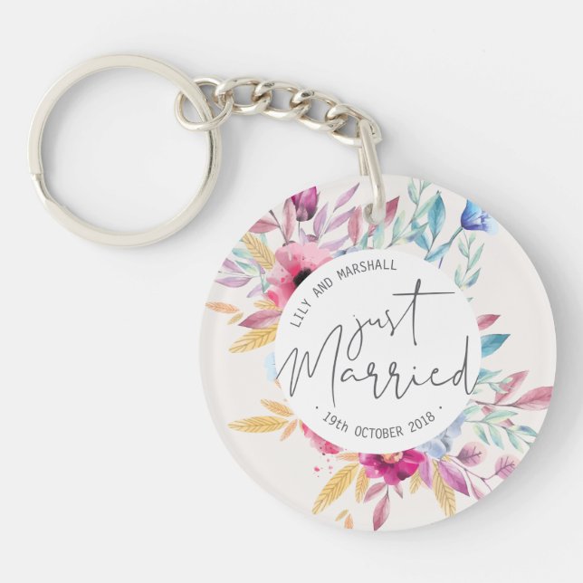 Porte-clefs Élégant Mariage marié | Porte - clé (Devant)