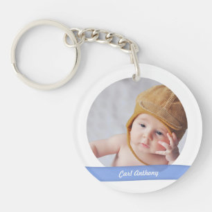 Porte-clefs Élégant mignon nouveau bébé garçon soeurs Photos K