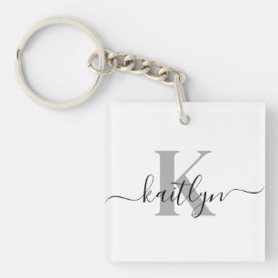 Porte-clefs Élégant monogramme