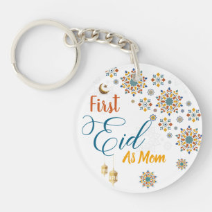 Porte-clefs Elegant Premier Eid Mubarak Appel Maman Calligraph
