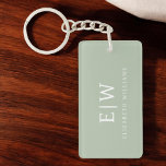 Porte-clefs Élégant professionnel simple Monogramme minimalist<br><div class="desc">Découvrez notre Elegant Professional Simple Monogram Minimalist Collection : Elevez votre style avec une sophistication intemporelle et une élégance sobre. Réalisée avec une attention minutieuse aux détails, cette collection présente des designs minimalistes ornés de votre monogramme personnalisé. Chaque pièce respire le professionnalisme et le raffinement, parfait pour faire une impression...</div>