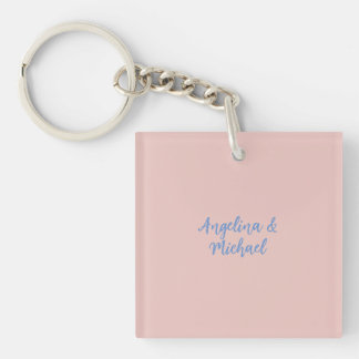 Porte-clefs Élégant stylish tendance Unique Noms Calligraphie