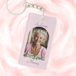 Porte-clefs Elégante aquarelle rose Floral Keepsaké