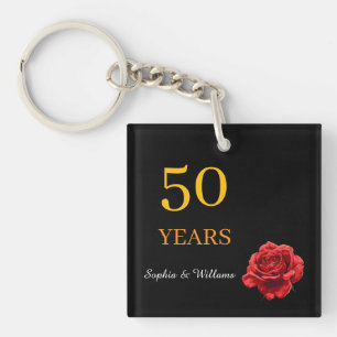 Porte-clefs Élégante conservation florale - Romantique cadeau