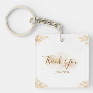 Porte-clefs Élégante Épingle de Remerciement de Mariage Magiqu