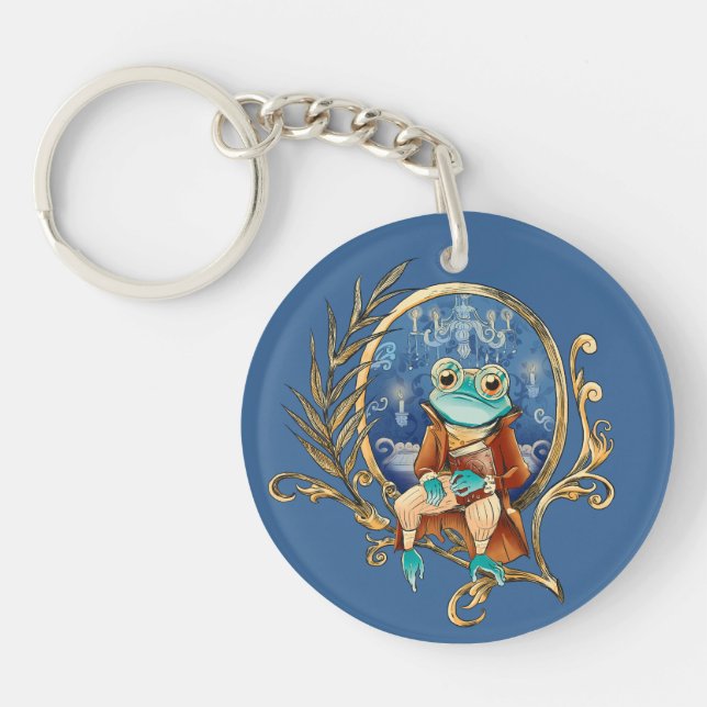 Porte-clefs Élégante grenouille victorienne (Devant)