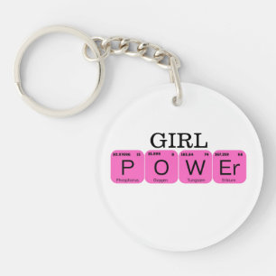 Porte-clefs Élément Tablo périodique Girl Power