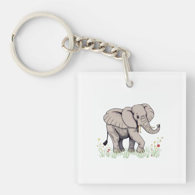 Porte-clefs Eléphant (Devant)
