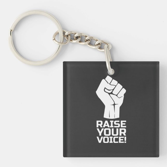 Porte-clefs Élevez Votre Voix 1 W (Devant)