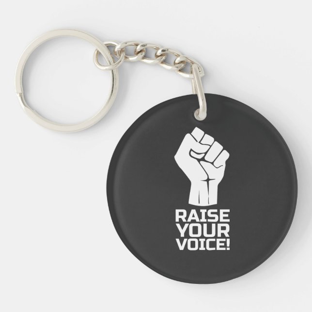 Porte-clefs Élevez votre voix 5 w (Devant)