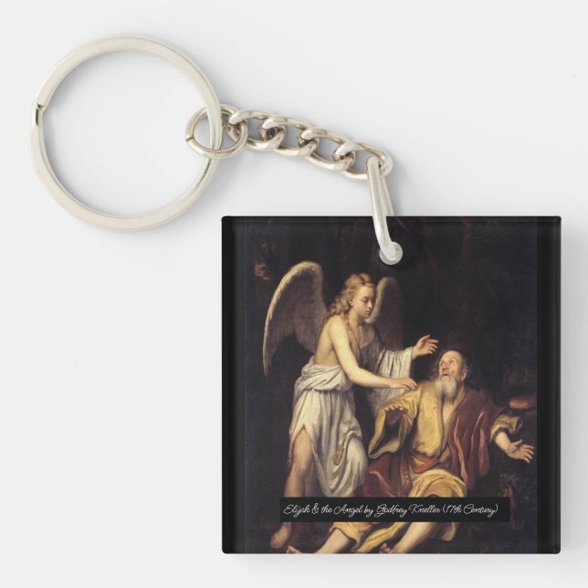 Porte-clefs Elijah et l'ange (Devant)