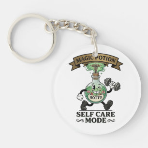 Porte-clefs Élixir Magique Rétro pour le Soin de Soi Mode Fitn