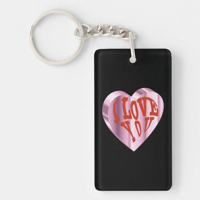 Porte-clefs Elle a la clé de mon coeur (Devant)