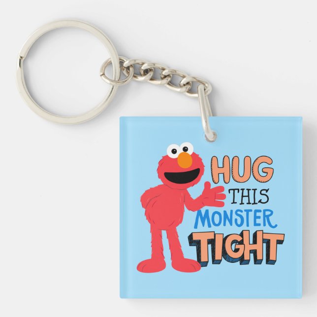 Porte-clefs Elmo | Enserrez ce monstre serré (Devant)